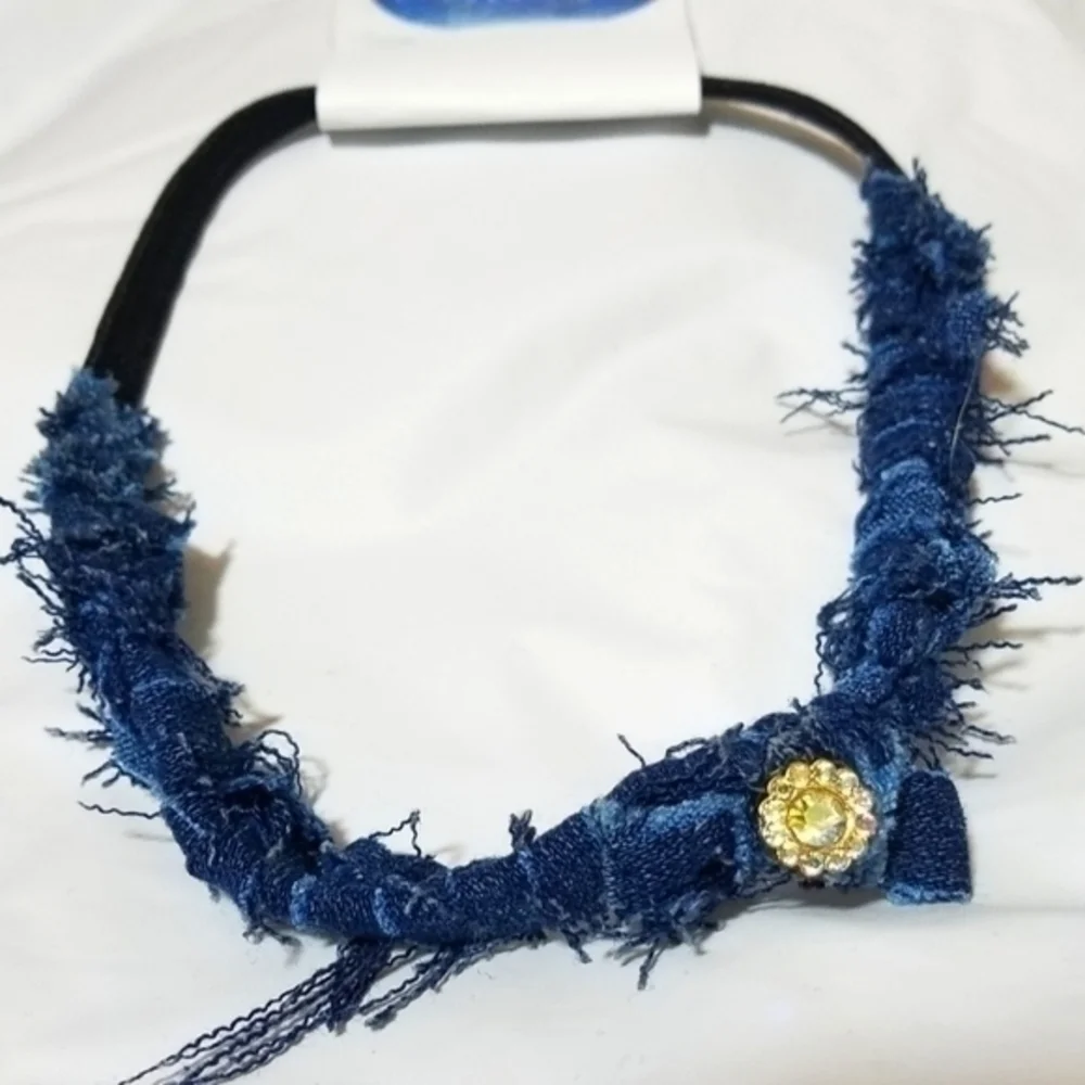 Tasty Raw Edge Denim HEADBANZ 